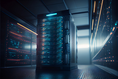 A data center.