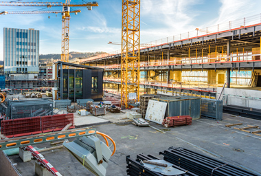 Swiss Entrepreneurs' Society SSE, construction index, increase in order entries, third quarter 2023