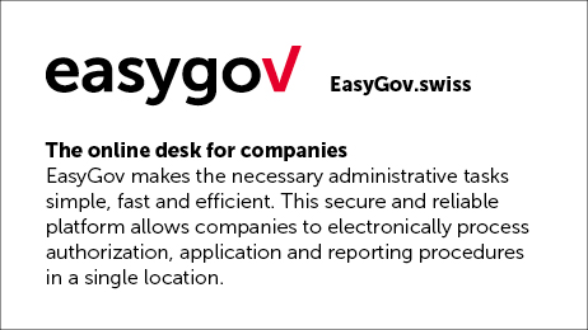 Banner of online portal for EasyGov businesses