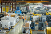 An industrial warehouse.