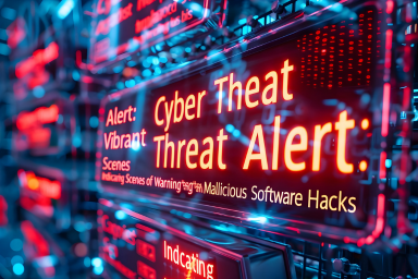 Una schermata di codice che mostra termini come Cyber Threat Alert