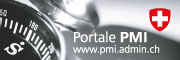 Banner del portale PMI. (testo bianco su sfondo grigio)